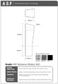Modernist Bollard 400 